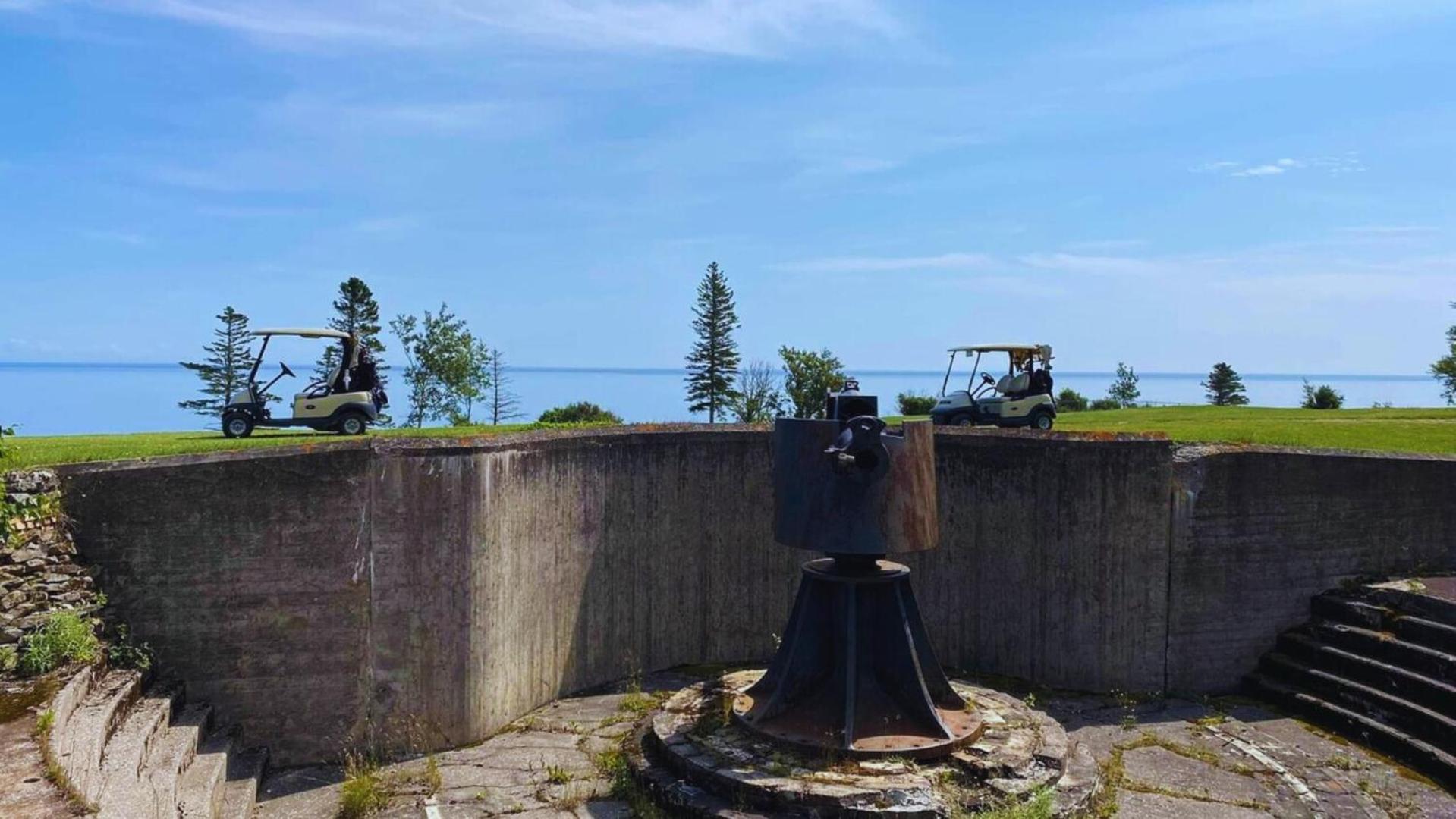 Hebergement Fort Prevel Saint Georges De Malbaie 외부 사진